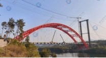 桂桥助力平岑高速“两桥一隧”关键性控制性工程-北流河特大桥全线贯通
