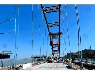 Arch Bridge from Zhuhai City to The Airport