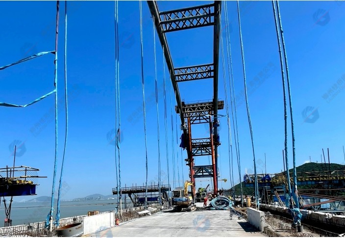 Arch Bridge from Zhuhai City to The Airport